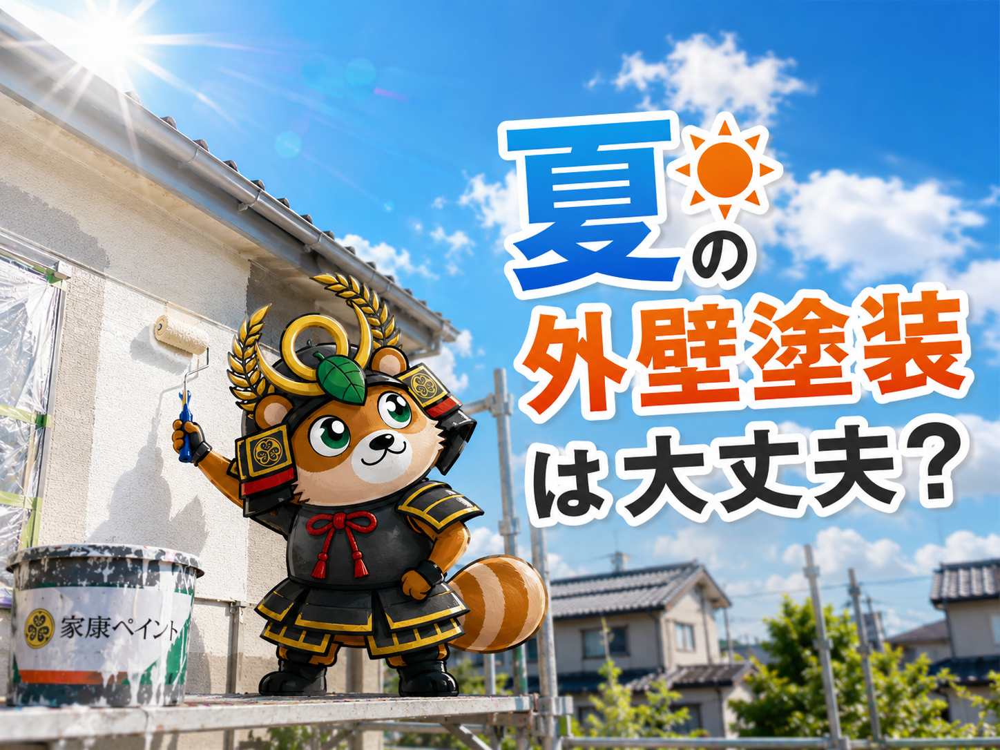 夏の外壁塗装は大丈夫？メリット・デメリットと注意点をプロが解説